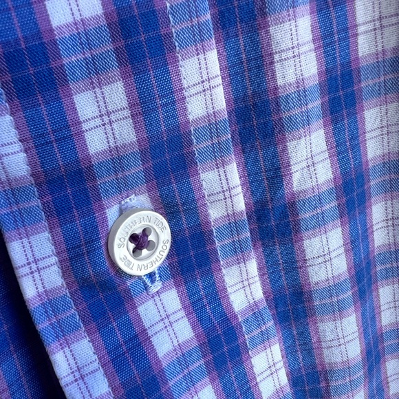 𝐒𝐨𝐮𝐭𝐡𝐞𝐫𝐧 𝐓𝐢𝐝𝐞 Men’s Button Down Cotton Shirt size Medium - Picture 4 of 12